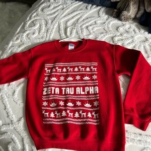 Zeta Tau Alpha Red Christmas Sweatshirt